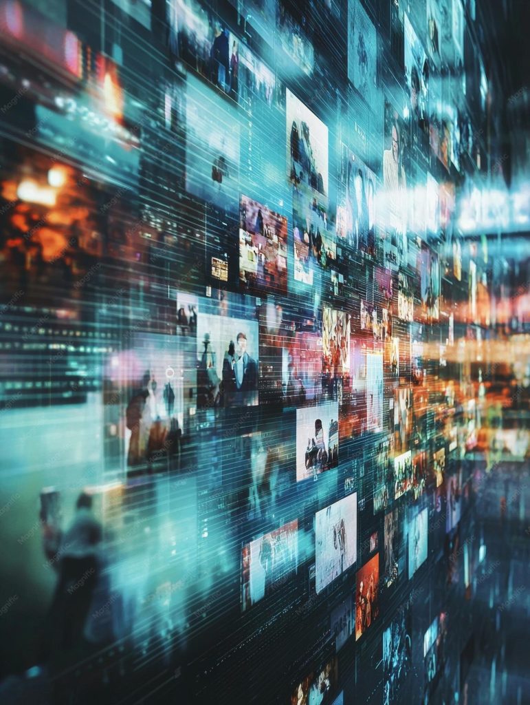 captivating digital memorial wall portraying dynamic fusion data visuals 938957 69895